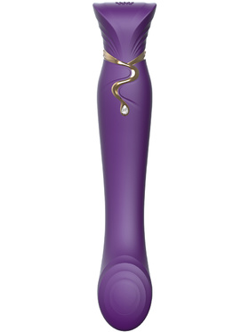 Zalo: Queen Set, G-spot PulseWave Vibrator with Suction Sleeve, lila