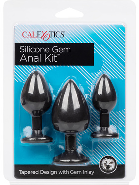 California Exotic: Silicone Gem Anal Kit, svart