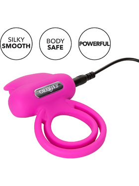 California Exotic: Rechargeable Dual Clit Flicker, rosa