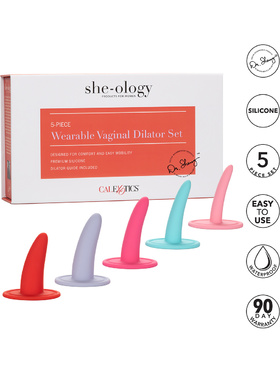 California Exotic: She-ology, 5-Piece Wearable Vaginal Dilator Set