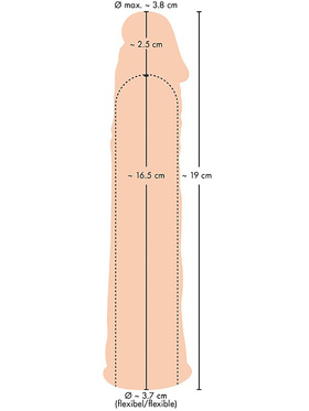 You2Toys: Silicone Extension, ljus