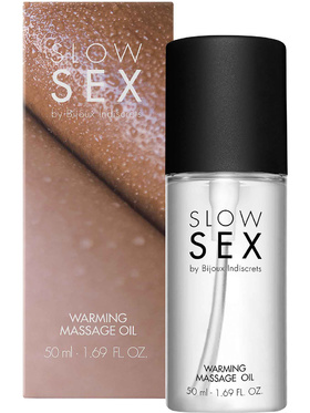 Bijoux Indiscrets: Slow Sex, Warming Massage Oil, 50 ml