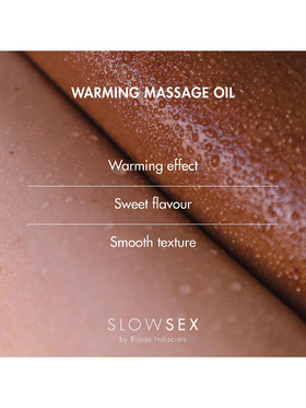 Bijoux Indiscrets: Slow Sex, Warming Massage Oil, 50 ml