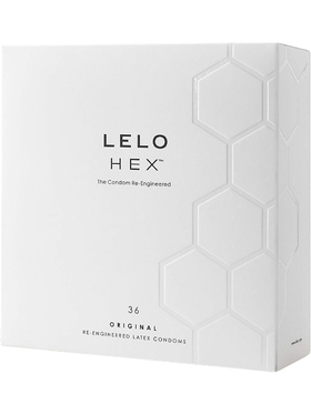 LELO: HEX, Kondomer, 36-pack