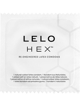 LELO: HEX, Kondomer, 36-pack