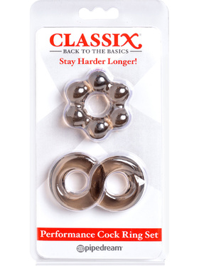 Pipedream: Classix, Performance Cock Ring Set