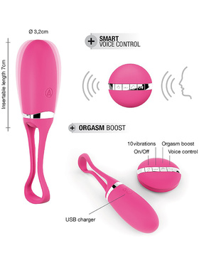 Marc Dorcel: Secret Delight, Remote Control Vibrating Egg, rosa