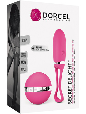 Marc Dorcel: Secret Delight, Remote Control Vibrating Egg, rosa