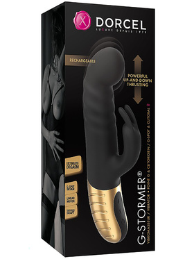 Marc Dorcel: G-Stormer, Thrusting Rabbit Vibrator, svart & guld