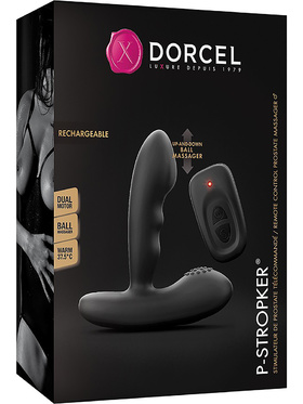 Marc Dorcel: P-Stroker, Remote Control Prostate Massager, svart