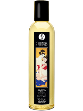 Shunga: Erotic Massage Oil, Sensual Island Blossoms, 250ml