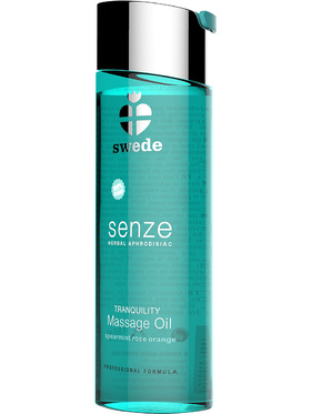 Swede: Senze Tranquility Massage Oil, Spearmint Rose Orange, 75 ml