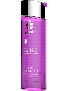 Swede: Senze Divinity Massage Oil, Grape Palmarosa Petitgrain, 75 ml