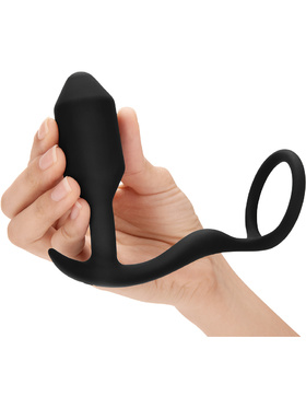 B-Vibe: Snug & Tug, Weighted Silicone Plug & Penis-Ring