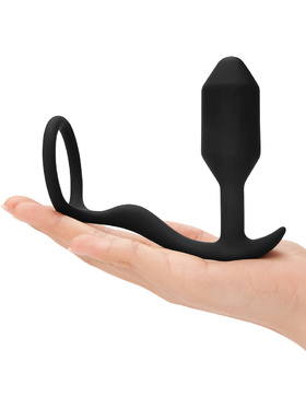 B-Vibe: Snug & Tug, Weighted Silicone Plug & Penis-Ring