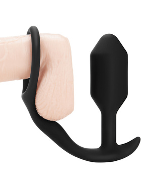 B-Vibe: Snug & Tug, Weighted Silicone Plug & Penis-Ring