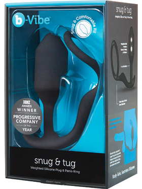 B-Vibe: Snug & Tug, Weighted Silicone Plug & Penis-Ring