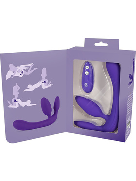 You2Toys: Vibrating Strapless Strap-On, Triple Teaser, lila