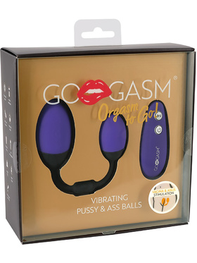 GoGasm: Vibrating Pussy & Ass Balls, lila