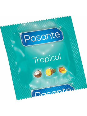 Pasante Tropical: Kondomer, 144-pack