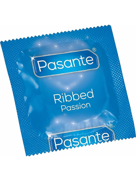 Pasante Ribbed Passion: Kondomer, 144-pack