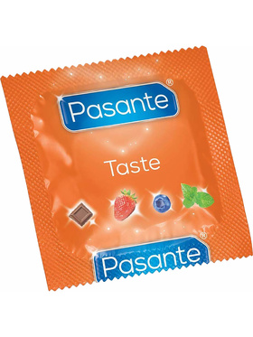 Pasante Flavours Taste: Kondomer, 144-pack