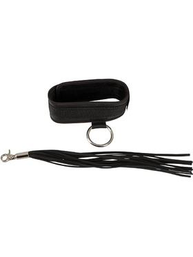 Bad Kitty: Collar with Flogger