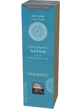 Shiatsu: Bed & Body Men Spray, Amber & Japanese Mint, 100 ml