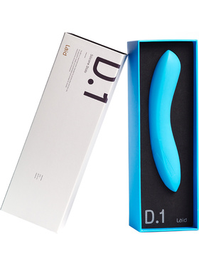 Laid: D.1 Silicone Dildo, 20 cm, blå