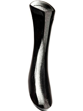 Laid: D.2 Stone Dildo, 20 cm, svart