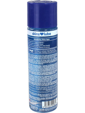 Skins Lube Aqua: Water Based Lubricant, 130 ml