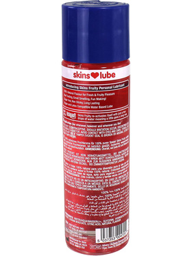 Skins Lube Fruity: Water Based Lubricant, Mango & Passionfruit, 130 ml