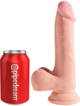 King Cock: Triple Density Cock with Balls, 22 cm