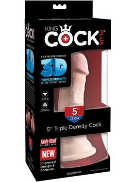 Pipedream: King Cock, Triple Density Cock, 5 inch