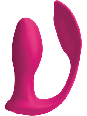 3Some: Double Ecstasy, Silicone Vibrator, rosa