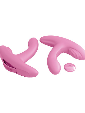 3Some: Rock N' Grind, Silicone Vibrator, rosa