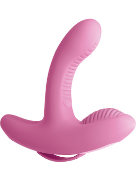 3Some: Rock N' Grind, Silicone Vibrator, rosa