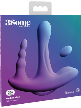 3Some: Rock N' Ride, Silicone Vibrator, lila