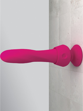 3Some: Wall Banger Deluxe, Silicone Vibrator, rosa