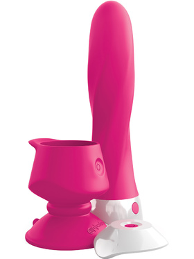 3Some: Wall Banger Deluxe, Silicone Vibrator, rosa