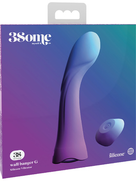 3Some: Wall Banger G, Silicone Vibrator, lila