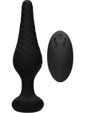 Sono: Rechargeable Remote Vibrating Anal Plug No. 77, svart