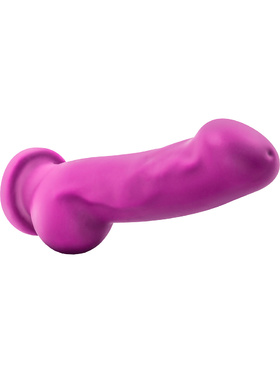 Avant: D7 Platintum Cured Silicone Dildo, 20 cm, lila