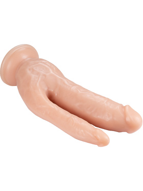 Dr. Skin: DP Realistic Cock, 21 cm, ljus