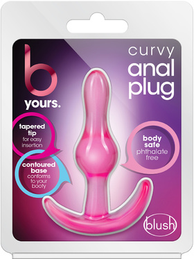 B Yours: Curvy Anal Plug, rosa