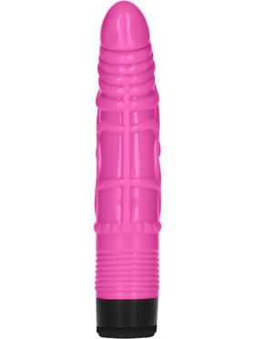 Shots Toys: GC 8 Inch Slight Realistic Dildo Vibe, rosa