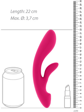 Jil: Ava, The Endless Flexible Rabbit Vibrator, rosa