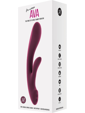 Jil: Ava, The Endless Flexible Rabbit Vibrator, rosa