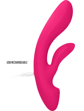 Jil: Ava, The Endless Flexible Rabbit Vibrator, rosa