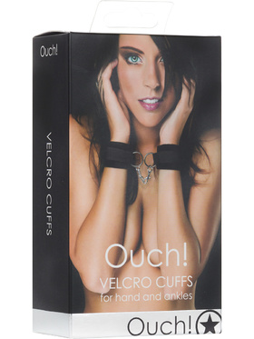 Ouch!: Velcro Cuffs, svart